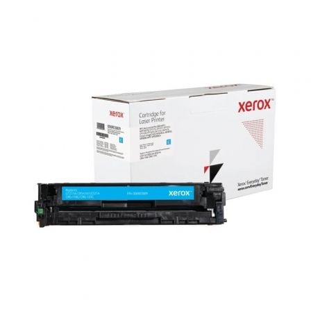 depau-XER-TONER-006R03809 Tóner compatible Xerox 006R03809 compatible con HP CF211A/CB541A/CE321A/CRG-116C/CRG-131C/ 1800 páginas/ Cian - Imagen 1