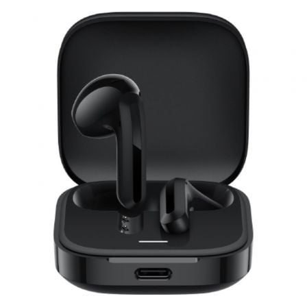 depau-XIA-AUR-REDMI-BUDS-6-ACT-BK Auriculares Bluetooth Xiaomi Redmi Buds 6 Active con estuche de carga/ Autonomía 6h/ Negros - Imagen 1