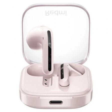 depau-XIA-AUR-REDMI-BUDS-6-ACT-PK Auriculares Bluetooth Xiaomi Redmi Buds 6 Active con estuche de carga/ Autonomía 6h/ Rosas - Imagen 1