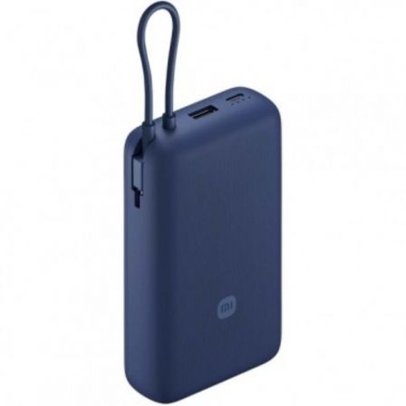 depau-XIA-BAT-33W-PB-ICAB-20000-BL Powerbank 20000mAh Xiaomi 33W Power Bank Integrated Cable/ 33W/ Azul/ Incluye Cable USB Tipo-C - Imagen 1