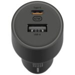 Cargador de Coche Xiaomi 67W USB-A Tipo-C/ 1xUSB-A/ 1xUSB Tipo-C/ 67W