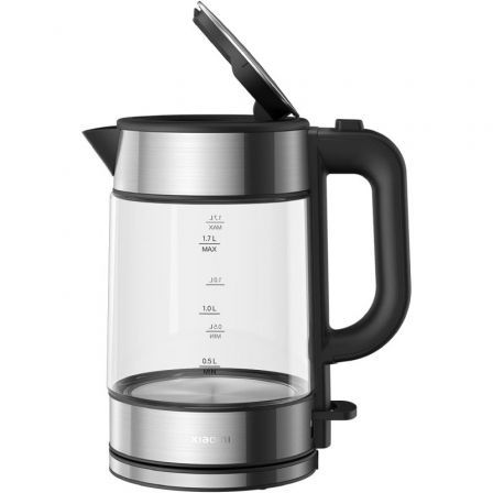 depau-XIA-HERVIDOR-ELEC-GL-KET-BK Hervidor de Agua Xiaomi Electric Glass Kettle/ 2200W/ Capacidad 1.7L - Imagen 1