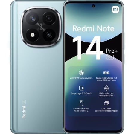 depau-XIA-SP-NOTE14PP-5G-12-256-BL Smartphone Xiaomi Redmi Note 14 Pro+ 12GB/ 256GB/ 6.67"/ 5G/ Azul - Imagen 1