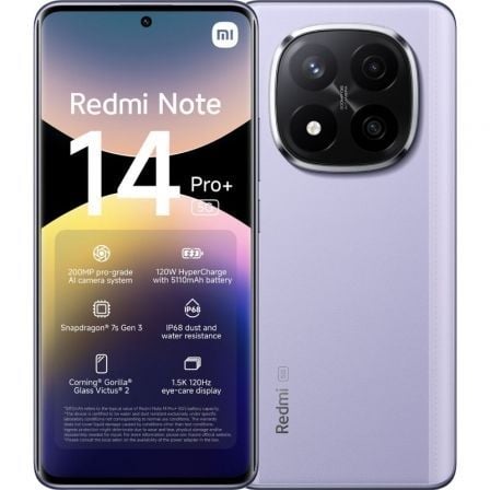 depau-XIA-SP-NOTE14PP-5G-12-256PUR Smartphone Xiaomi Redmi Note 14 Pro+ 12GB/ 256GB/ 6.67"/ 5G/ Púrpura - Imagen 1