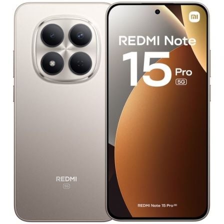 depau-XIA-SP-NOTE15P-5G-8-256-TIT Smartphone Xiaomi Redmi Note 15 Pro 8GB/ 256GB/ 6.83"/ 5G/ Titanio - Imagen 1