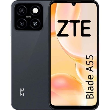 depau-ZTE-SP-BLD-A55-4-128-BK-V2 Smartphone ZTE Blade A55 4GB/ 128GB/ 6.75"/ Negro - Imagen 1