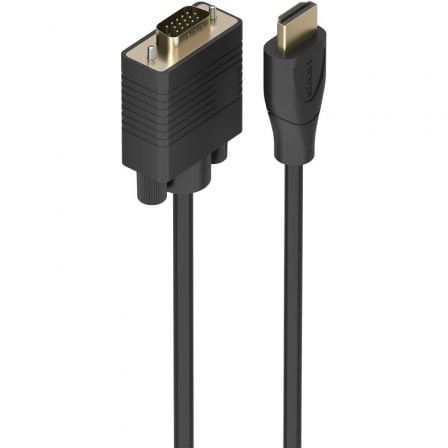 depau-AIS-CAB-A122-1010 Cable Conversor Aisens A122-1010 SVGA Macho/ HDMI Macho/ 1m/ Negro - Imagen 1