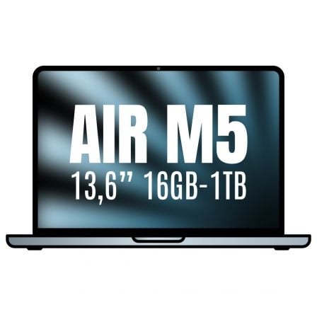 depau-APL-BOOK-AIR-MDHJ4YA Apple Macbook Air 13,6"/ M5 10-Core CPU/ 16GB/ 1TB SSD/ 10-Core GPU/ Azul - Imagen 1