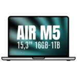 Apple Macbook Air 15,3"/ M5 10-Core CPU/ 16GB/ 1TB SSD/ 10-Core GPU/ Plata