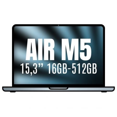depau-APL-BOOK-AIR-MDVQ4YA Apple Macbook Air 15,3"/ M5 10-Core CPU/ 16GB/ 512GB SSD/ 10-Core GPU/ Azul - Imagen 1