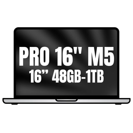 depau-APL-BOOK-PRO-MGE64YA Apple Macbook Pro 16"/ M5 Pro 18-Core CPU/ 48GB/ 1TB SSD/ 20-Core GPU/ Plata - Imagen 1