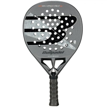 depau-BUP-PALA-PAD-HACK-04-HYB-26 Pala de Pádel Bullpadel Hack 04 Hybrid 2026 (Paquito Navarro)/ Negra y Gris - Imagen 1