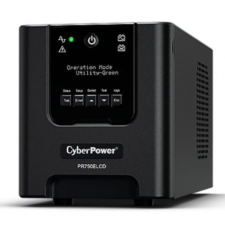 depau-CYB-LI-PR750ELCD SAI Línea Interactiva Cyberpower PR750ELCD/ 750VA-675W/ 6 Salidas/ Formato Torre - Imagen 1