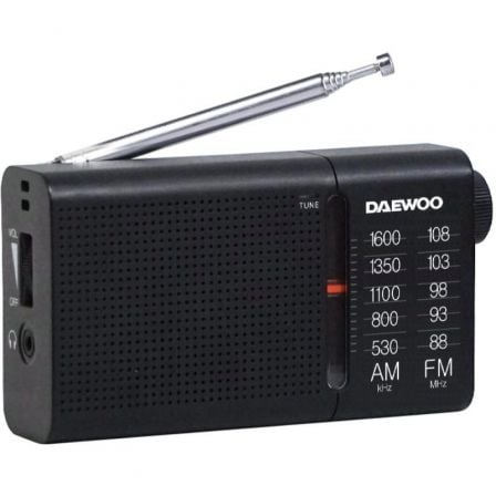 depau-DAE-RADIO-DW1119 Radio Portátil Daewoo DW1119/ Negra - Imagen 1
