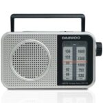 Radio Portátil Daewoo DW1125/ a Pilas/ Gris Metalizado