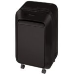 Destructora Fellowes LX210/ Minicorte de 4 x 12mm/ Negra