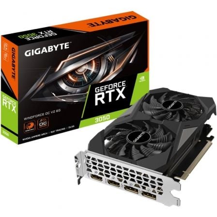 depau-GIG-GF-RTX3050-WINF-OC-V2-6G Tarjeta Gráfica Gigabyte GeForce RTX 3050 WindForce OC V2/ 6GB GDDR6 - Imagen 1