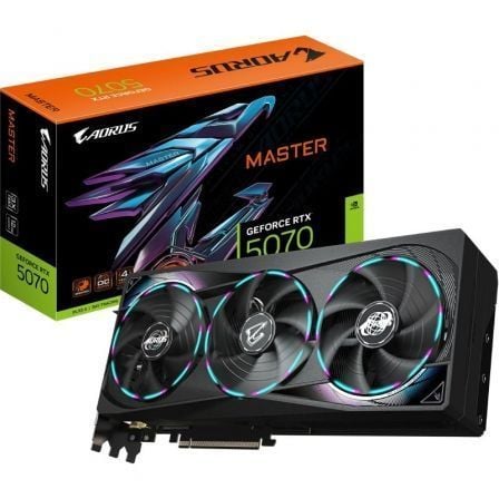 depau-GIG-GF-RTX5070-AOR-MST-12G Tarjeta Gráfica Gigabyte AORUS GeForce RTX 5070 Master/ 12GB GDDR7 - Imagen 1