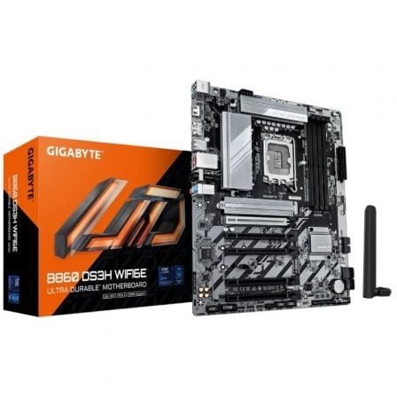 depau-GIG-PB-B860-DS3H-WIFI6E Placa Base Gigabyte B860 DS3H WIFI6E Socket 1851/ DDR5/ PCIe 5.0 - Imagen 1