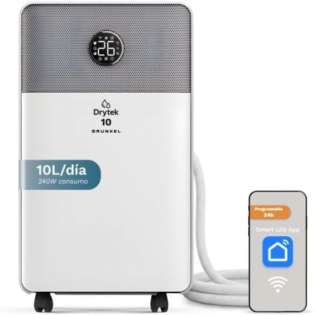 depau-GRK-PAE-DES-DH-10DT-WH Deshumidificador Grunkel DH-10DT/ Depósito 2L - Imagen 1