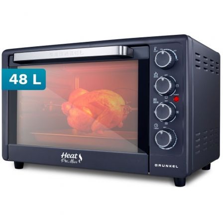 depau-GRK-PAE-HORNO-HR-48PROMAX Horno de Sobremesa Grunkel HR-48PROMAX/ 2200W/ Capacidad 48L/ Negro - Imagen 1
