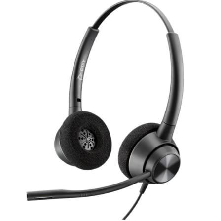 depau-HP-POL-77T26AA Auriculares Poly EncorePro 320/ con Micrófono/ QD/ Negros - Imagen 1