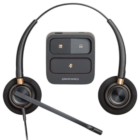 depau-HP-POL-783P7AA Auriculares Poly EncorePro 520/ con Micrófono/ QD/ Negros - Imagen 1