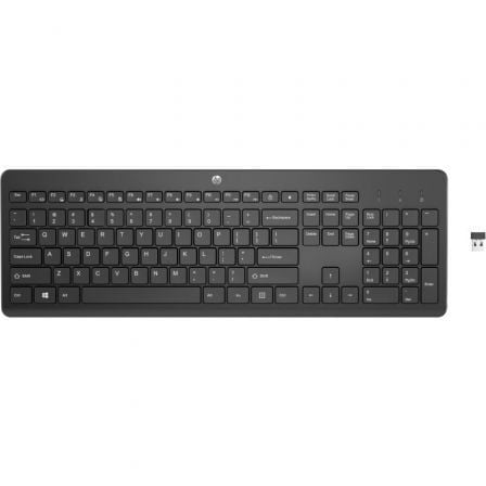 depau-HPA-TEC-230-BK Teclado Inalámbrico HP 230 - Imagen 1