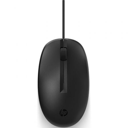 depau-HPAP-MOU-125-BK-BULK Ratón HP 125/ Hasta 1200 DPI/ Negro/ Formato Bulk - Imagen 1