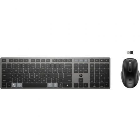 depau-HPAP-TEC-SET-725-M-DEV-RE-BK Teclado y Ratón Inalámbricos HP Combo 725 Multidispositivo - Imagen 1