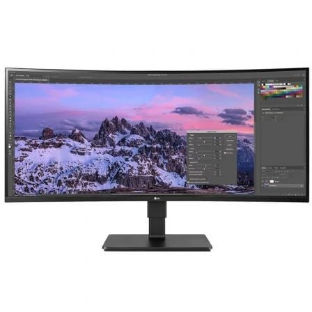 depau-LG-M-35BN77CP-B Monitor Profesional Ultrapanorámico Curvo LG Business 35BN77CP-B 35"/ WQHD/ Multimedia/ Regulable en altura/ Negro - Imagen 1