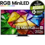 Televisor LG Mini RGB evo AI MRGB86 65MRGB86B6A 65"/ Ultra HD 4K/ Smart TV/ WiFi
