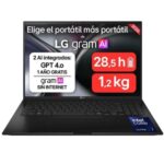 Portátil LG Gram 16ZD90TL-G.AX85BN Intel Core Ultra 7-258V/ 32GB/ 512GB SSD/ 16"/ Sin Sistema Operativo