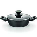 Cacerola Baja Monix Green M480528/ Ø28cm/ Aluminio forjado/ Apta para Inducción