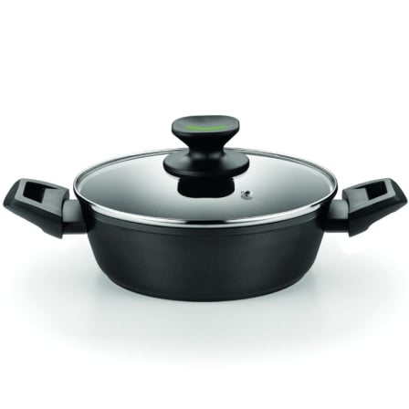 depau-MON-CACEROLA-M480528 Cacerola Baja Monix Green M480528/ Ø28cm/ Aluminio forjado/ Apta para Inducción - Imagen 1