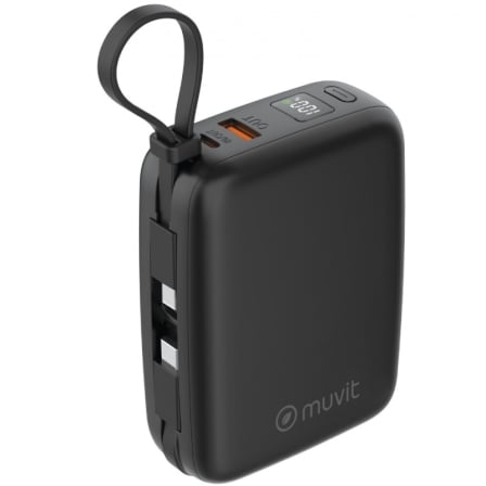 depau-MUV-BAT-MCCHP0015 Powerbank 20000mAh Muvit For Change MCCHP0015/ 65W/ Negra - Imagen 1