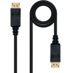 Cable Displayport 1.2 4K Nanocable 10.15.2310/ Displayport Macho - Displayport Macho/ 10m/ Negro