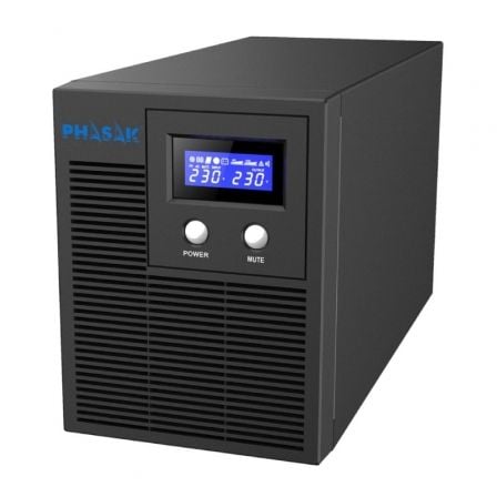 depau-PHK-SAI-2160-VA-PROTK-TORRE SAI Línea Interactiva Phasak Protekt 2160 VA/ 2160VA-1400W/ 4 Salidas/ Formato Torre - Imagen 1