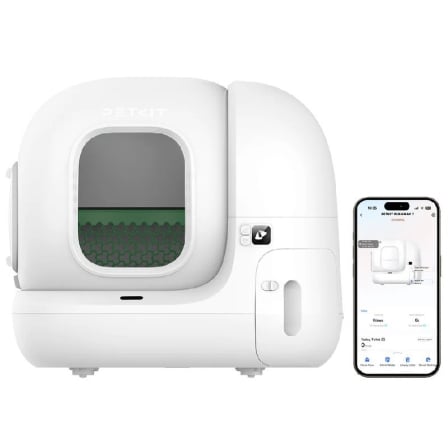 depau-PKIT-ARENERO-PURA-MAX-2 Arenero para Gatos Autolimpiable PetKit PURA MAX 2/ 76L/ Control desde APP/ Blanco Mate - Imagen 1