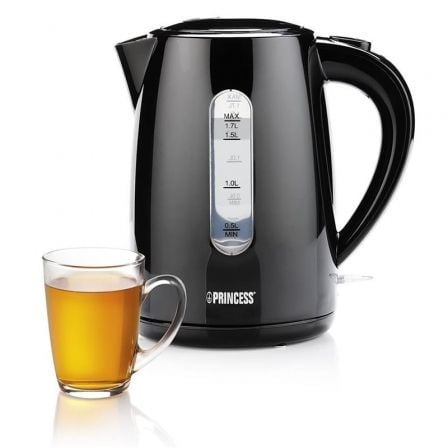 depau-PRIN-PAE-HERVIDOR-236017 Hervidor de Agua Princess 236017 Black Style/ 2200W/ Capacidad 1.7L - Imagen 1