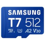 Tarjeta de Memoria Samsung P7 512GB microSD XC/ Clase 10/ 170MBs