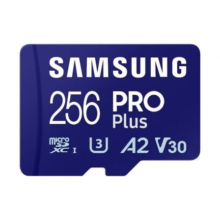 depau-SAM-MICROSD-PRO-P-2023-256GB Tarjeta de Memoria Samsung PRO Plus 2023 256GB microSD XC/ Clase 10/ 180MBs - Imagen 1