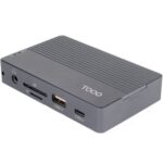 Docking USB Tipo-C TooQ TQE-2242G/ Ranura SSD M.2/ 1xHDMI/ 1xRJ45/ 1xUSB/ 1xUSB Tipo-C/ 1xLector Tarjetas/ 1x Jack 3.5/ 1xUSB Tipo-C PD