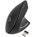 Ratón Vertical Inalámbrico TooQ TQMWG-1104-B/ Hasta 3200 DPI