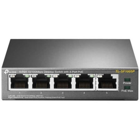 depau-TPL-SWITCH-TL-SF1005P-V2 Switch TP-Link TL-SF1005P 5 Puertos/ RJ-45 10/100 PoE - Imagen 1