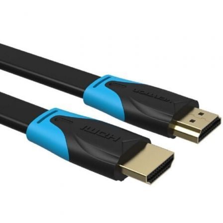 depau-VEN-CAB-VAA-B02-L200 Cable HDMI 2.0 4K Vention VAA-B02-L200/ HDMI Macho - HDMI Macho/ 2m/ Negro - Imagen 1