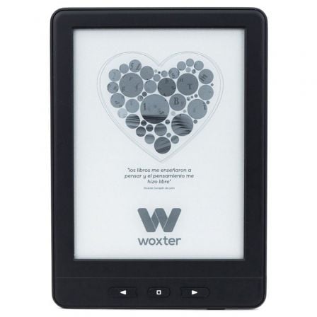 depau-WOX-EBOOK-SCRIBA-PPLGHT-TP Libro Electrónico Ebook Woxter Scriba Paperlight TP/ 6" tactil retroiluminado Tinta Electrónica/ Negro - Imagen 1
