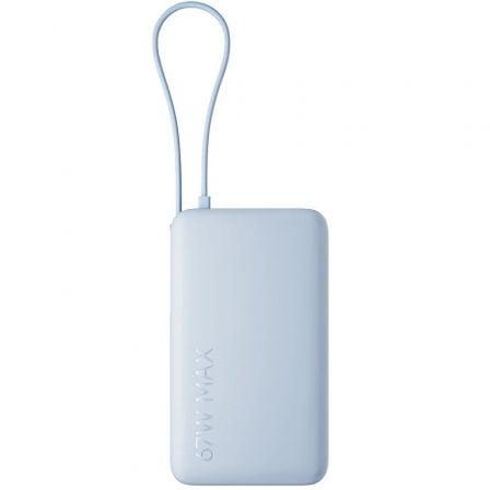 depau-XIA-BAT-67W-PB-ICAB-10000-BL Powerbank 10000mAh Xiaomi 67W Power Bank Integrated Cable/ 67W/ Azul/ Incluye Cable USB Tipo-C - Imagen 1