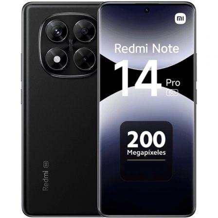 depau-XIA-SP-NOTE14P-5G-8-256-BK Smartphone Xiaomi Redmi Note 14 Pro 8GB/ 256GB/ 6.67"/ 5G/ Negro Medianoche - Imagen 1