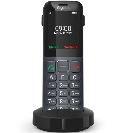 depau-GIGA-TEL-COMF-600-SIM-BK Teléfono Inalámbrico Gigaset Comfort 600 SIM/ Negro - Imagen 1